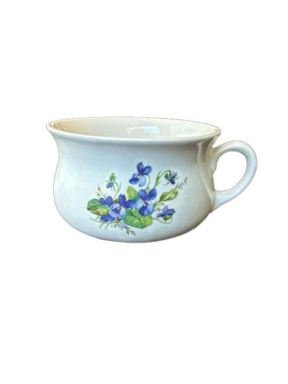 Lord Nelson Pottery Hand-Crafted Violet Pattern Soup Bowl or Dish
